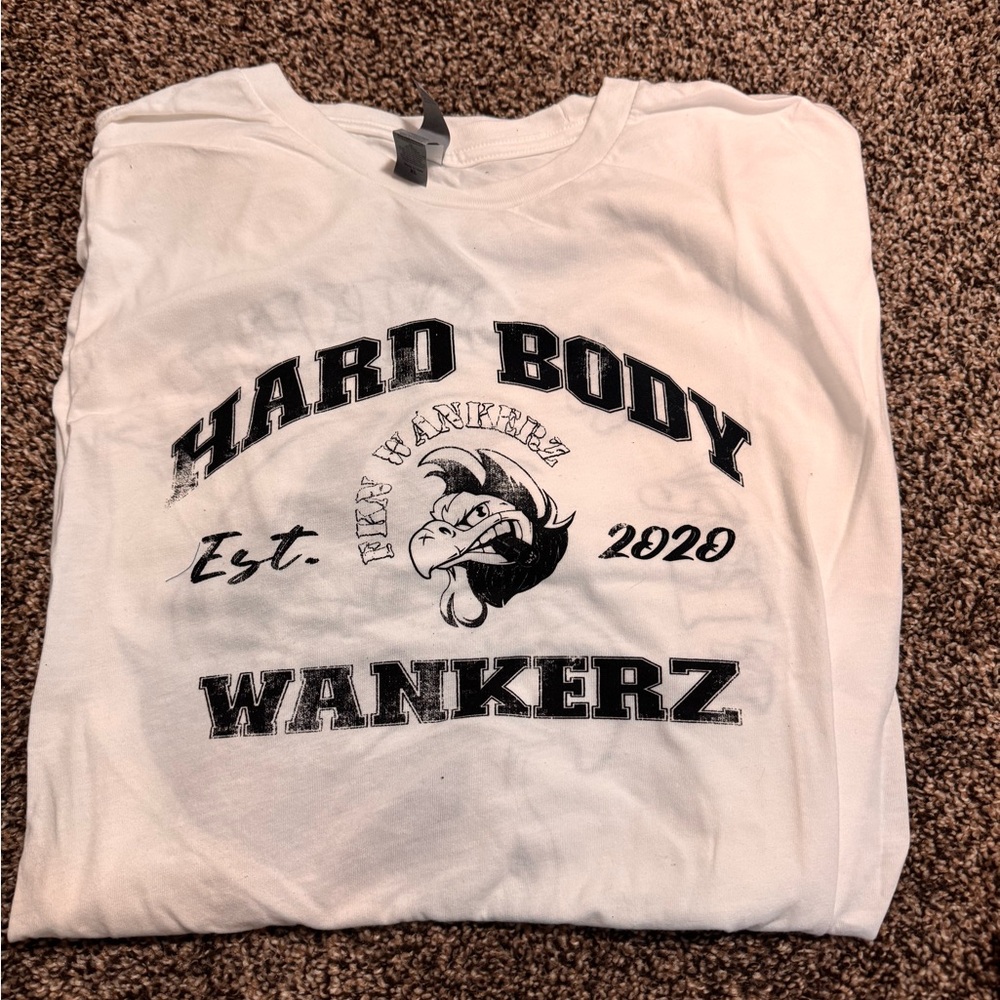 Hard Body Wankerz White Men's Shirt